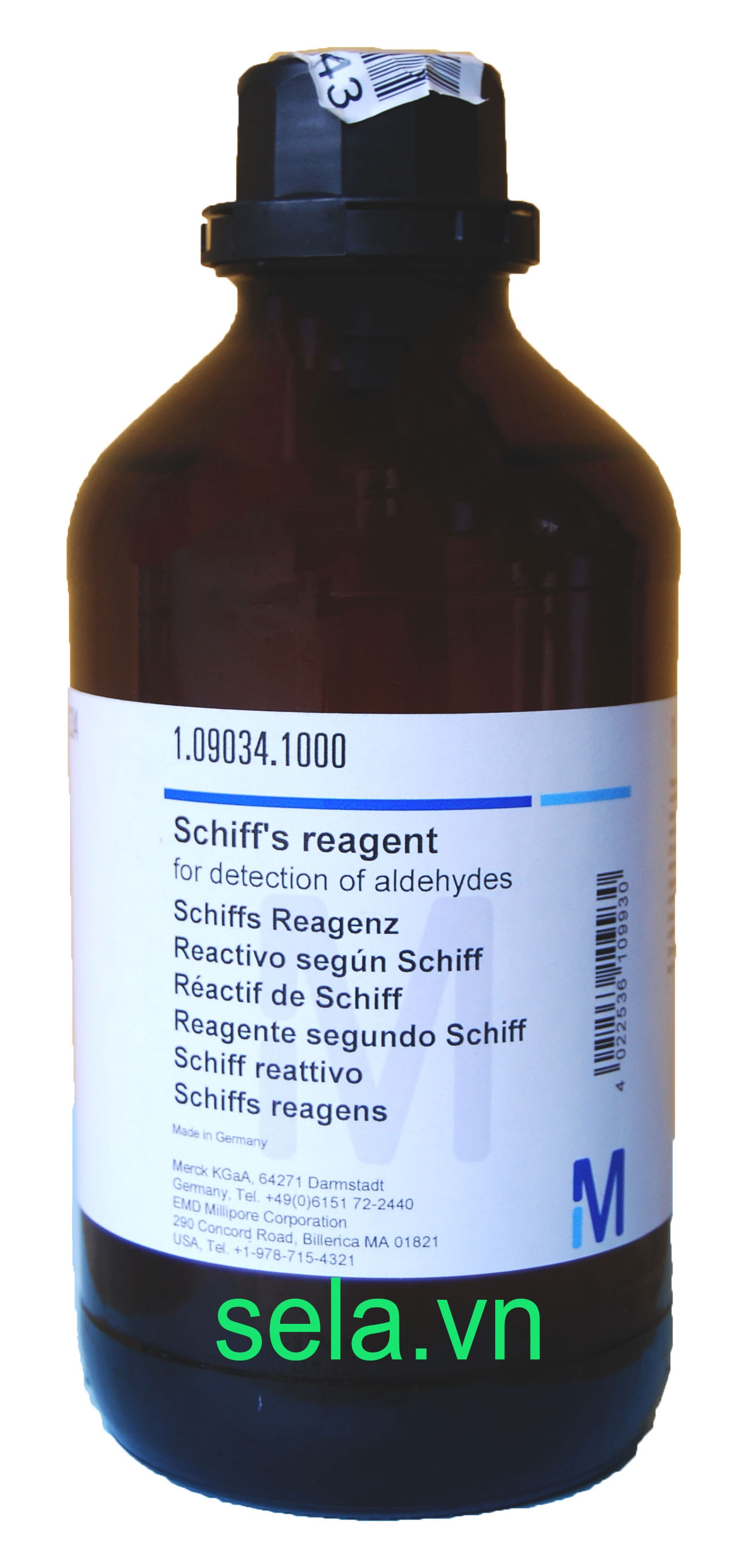 Schiff's reagent for detection of aldehydes